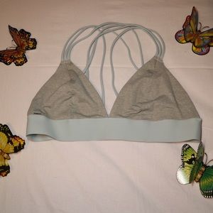 Pink Bonded Strappy Bralette